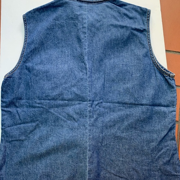 Bill Blass Jeans Jean Shirt, Size Petite Large - Picture 2 of 6